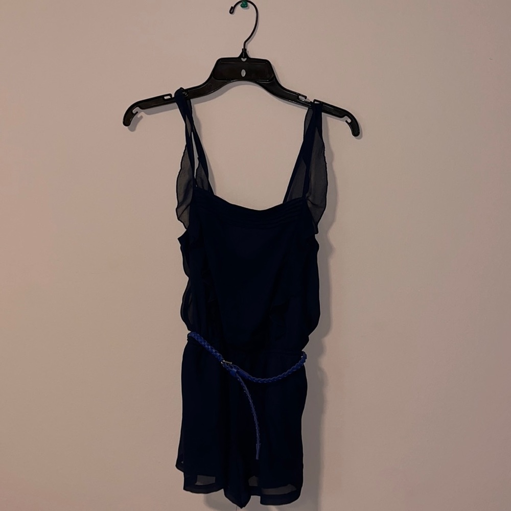 XS royal blue romper